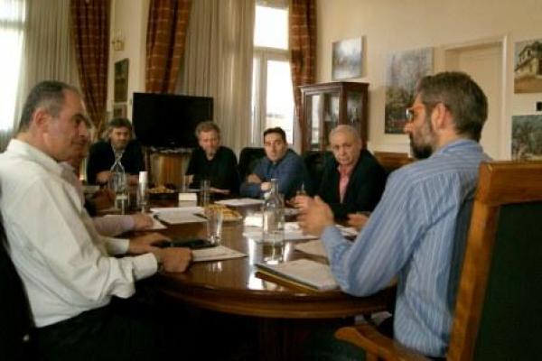 Αναγνωριστκή συνάντηση του Δημάρχου Κοζάνης με τον Πρόεδρο της ΓΕΝΟΠ και εκπροσώπους εργαζομένων της ΔΕΗ για το &quot;ταμείο δίκαιης Μετάβασης&quot;