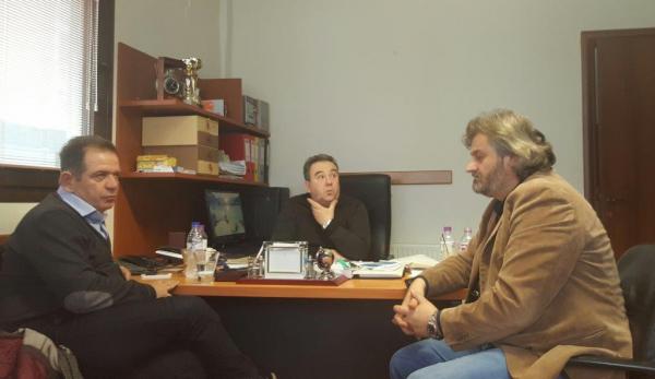 Επίσκεψη του Βουλευτή ΣΥΡΙΖΑ Μ. Δημητριάδη στα γραφεία του ΣΠΑΡΤΑΚΟΥ στην Πτολεμαΐδα