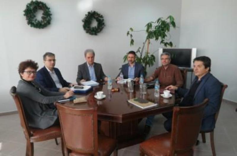 Επίσκεψη του Γ. Αμανατιδη στο ΠΔΜ - συνάντηση με το Πρυτανικό συμβούλιο