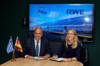 Επεσαν υπογραφές: Η RWE και η ΔΕΗ δημιουργούν κοινοπραξία  για την υλοποίηση έργων ανανεώσιμων πηγών ενέργειας ισχύος 2 GW