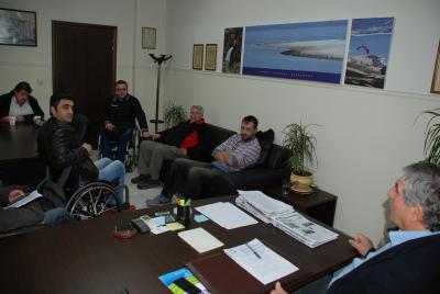 Συνάντηση Δημάρχου Σερβίων – Βελβεντού με το Δ.Σ. ΑμεΑ  Περιφερειακής Ενότητας Κοζάνης