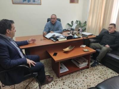 Συνάντηση της διοίκησης του ΕΚ Κοζάνης  με το μέλος της «Μετάβαση Α.Ε» Γεώργιο Τοπαλίδη