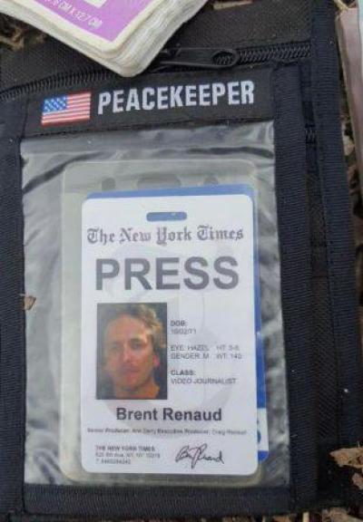 Ουκρανία: Σκοτώθηκε ο Brent Renaud, βραβευμένος δημοσιογράφος των New York Times