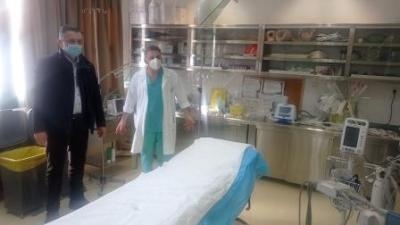 Επίσκεψη  Κασαπίδη  στο Νοσοκομείο Φλώρινας