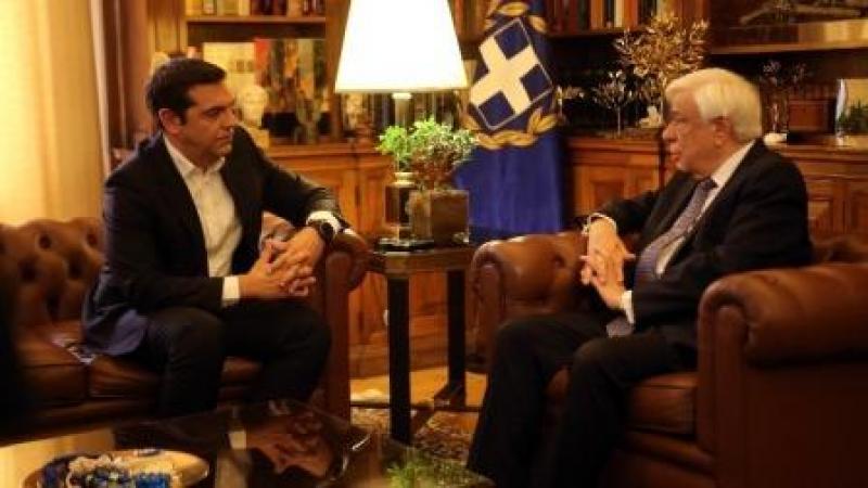 Αλ. Τσίπρας στον πρόεδρο της Δημοκρατίας: Καλή συμφωνία, περιλαμβάνει συνταγματική αναθεώρηση και ονομασία erga omnes