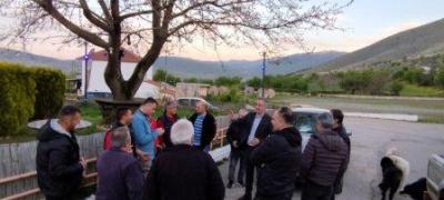 Επίσκεψη του Στάθη Κωνσταντινίδη σε χωριά της Κοζάνης