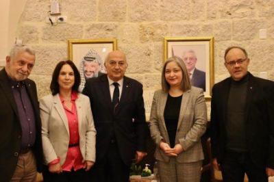 Η Καλλιόπη Βέττα συμμετείχε σε επίσκεψη αντιπροσωπείας του ΣΥΡΙΖΑ Π.Σ. στην Παλαιστίνη